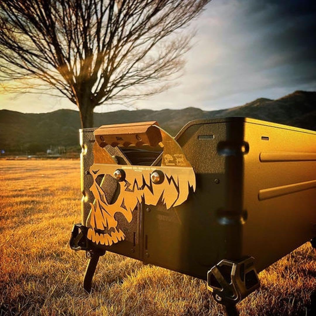 未使用DAMNGOOD!! SKULL HANDLE SC25 BRASS Skull Premium Chrome